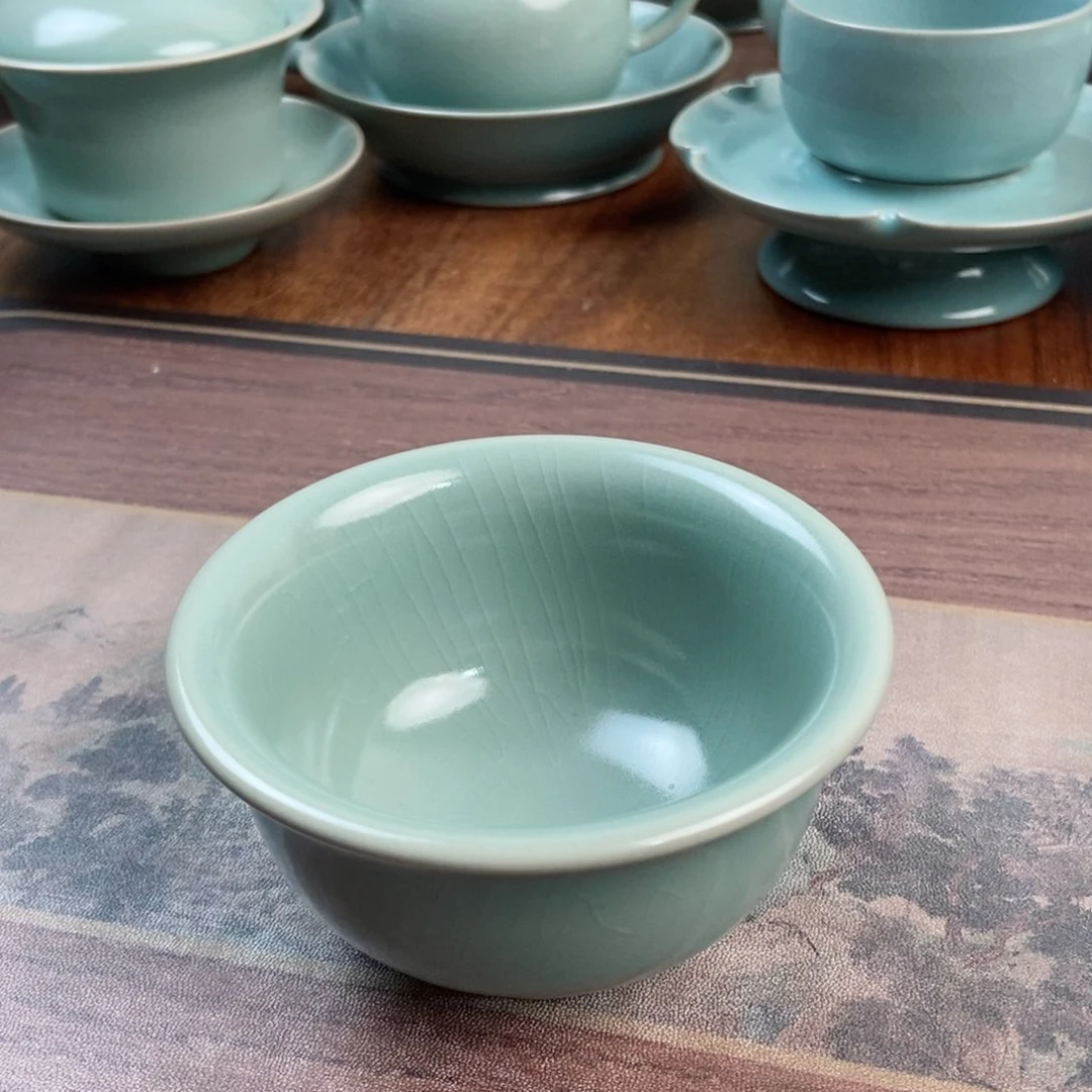 摆件原产地原矿汝瓷~茶器