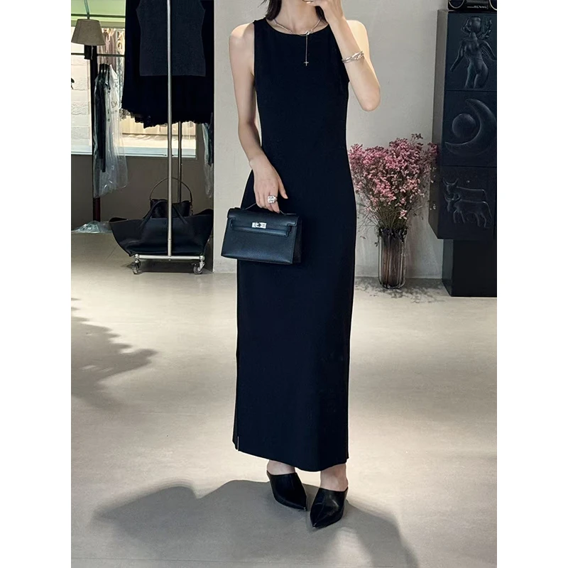 《爱自己背心裙》100961显瘦气质休闲裙女士修身百搭时尚长裙