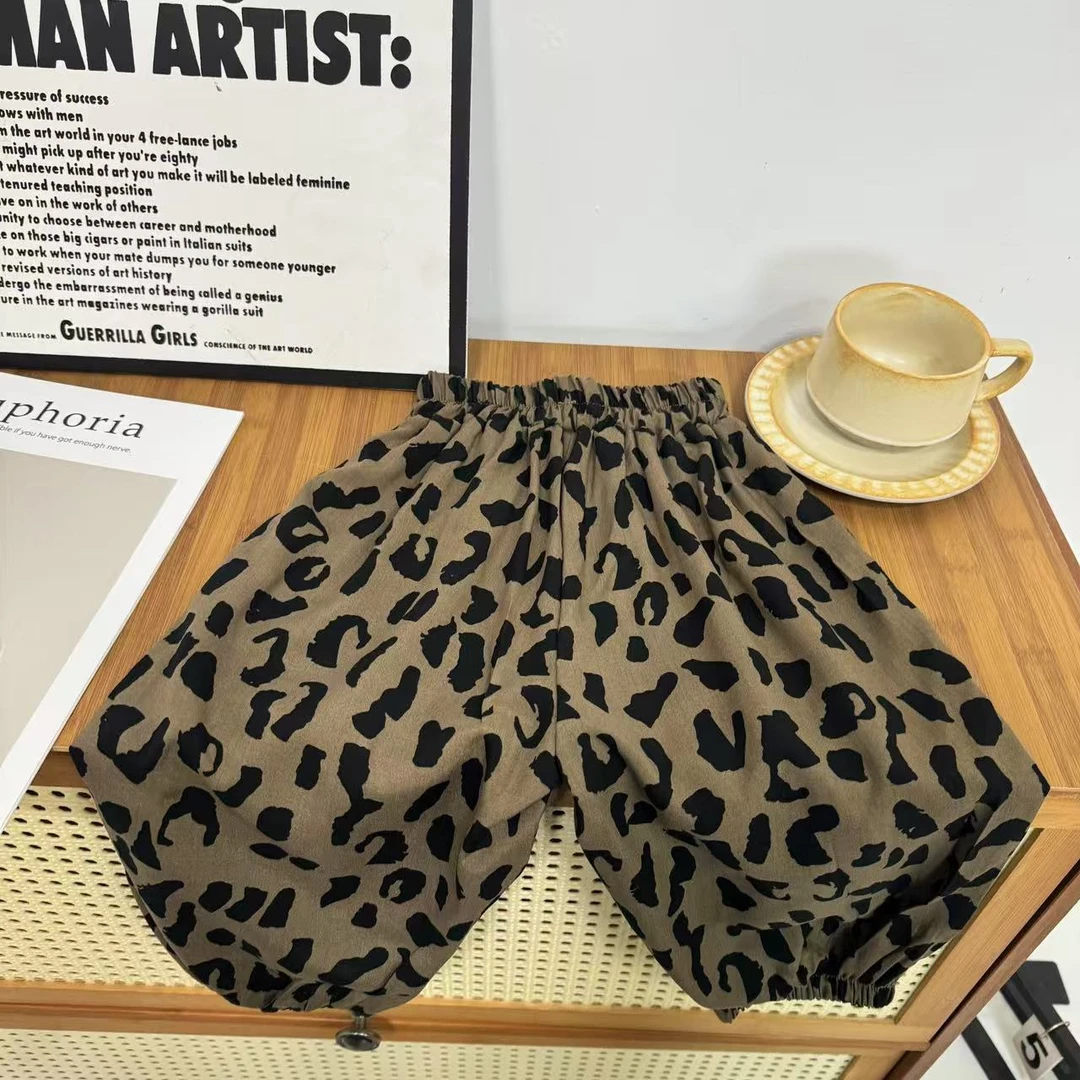 【A类绵绸】新款儿童薄款灯笼裤儿童裤子亲子装休闲裤洋气宽松夏季