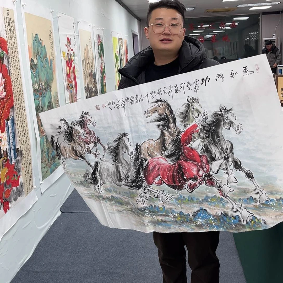 国画宣纸国画纯手绘作品