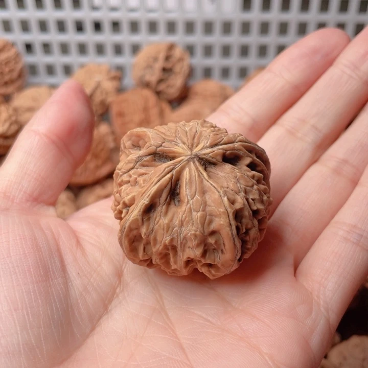 叹***川文玩核桃吊坠四愣一个