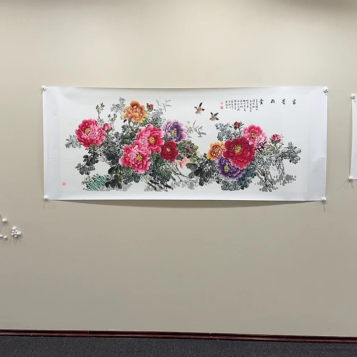 国画精品纯手绘12平尺