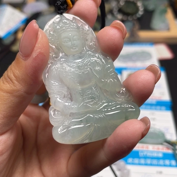 颈饰未镶嵌翡翠天然A货缅甸翡翠