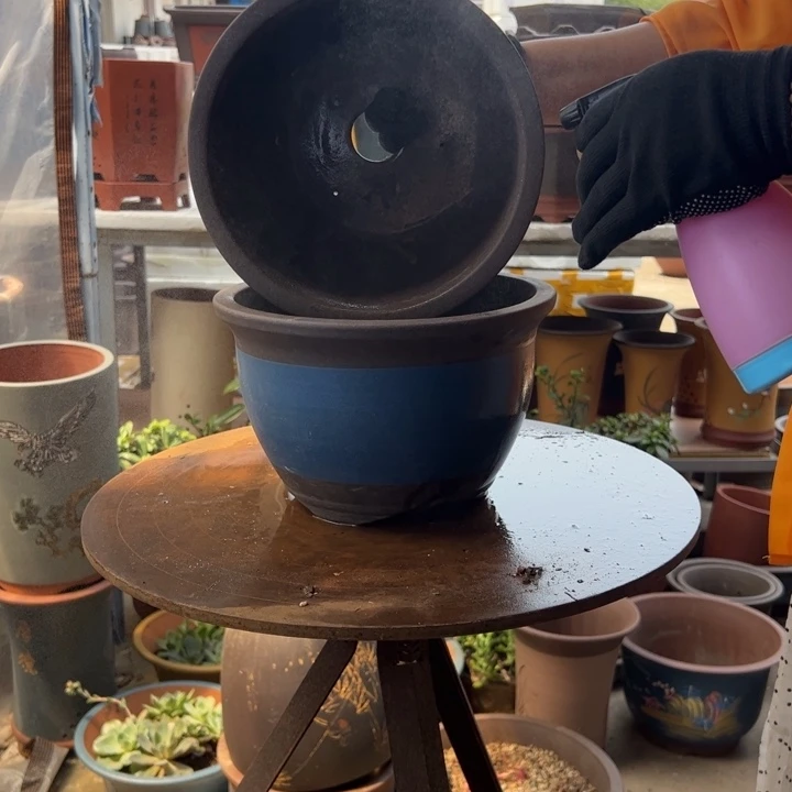 宜兴紫砂25+25蓝色