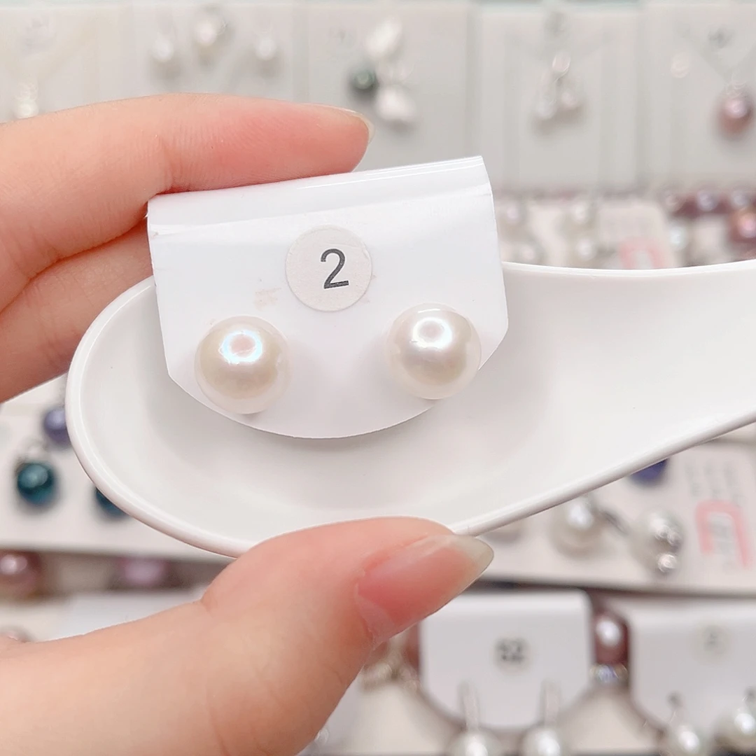 淡水珍珠吊坠(赠链)银S925镶嵌