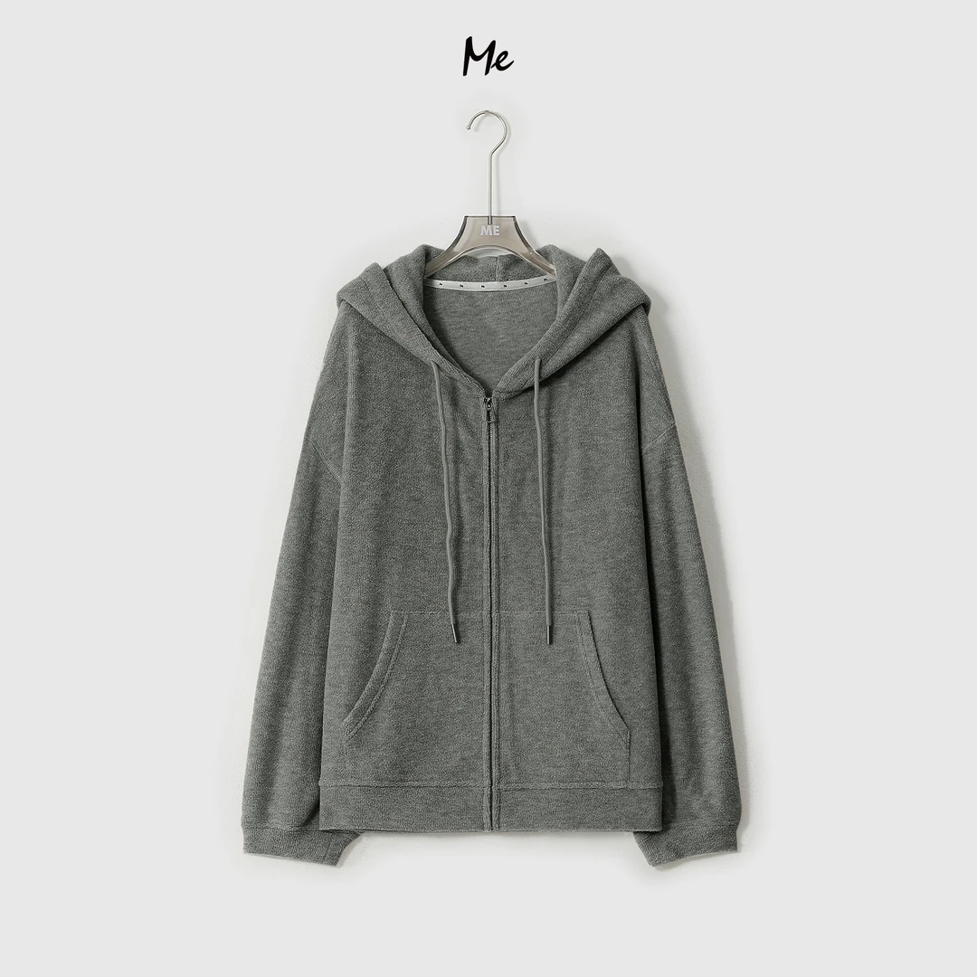 ME【麻薯卫衣】超柔Q弹松弛显瘦肯豆风时尚百搭一手长卫衣MESA2419