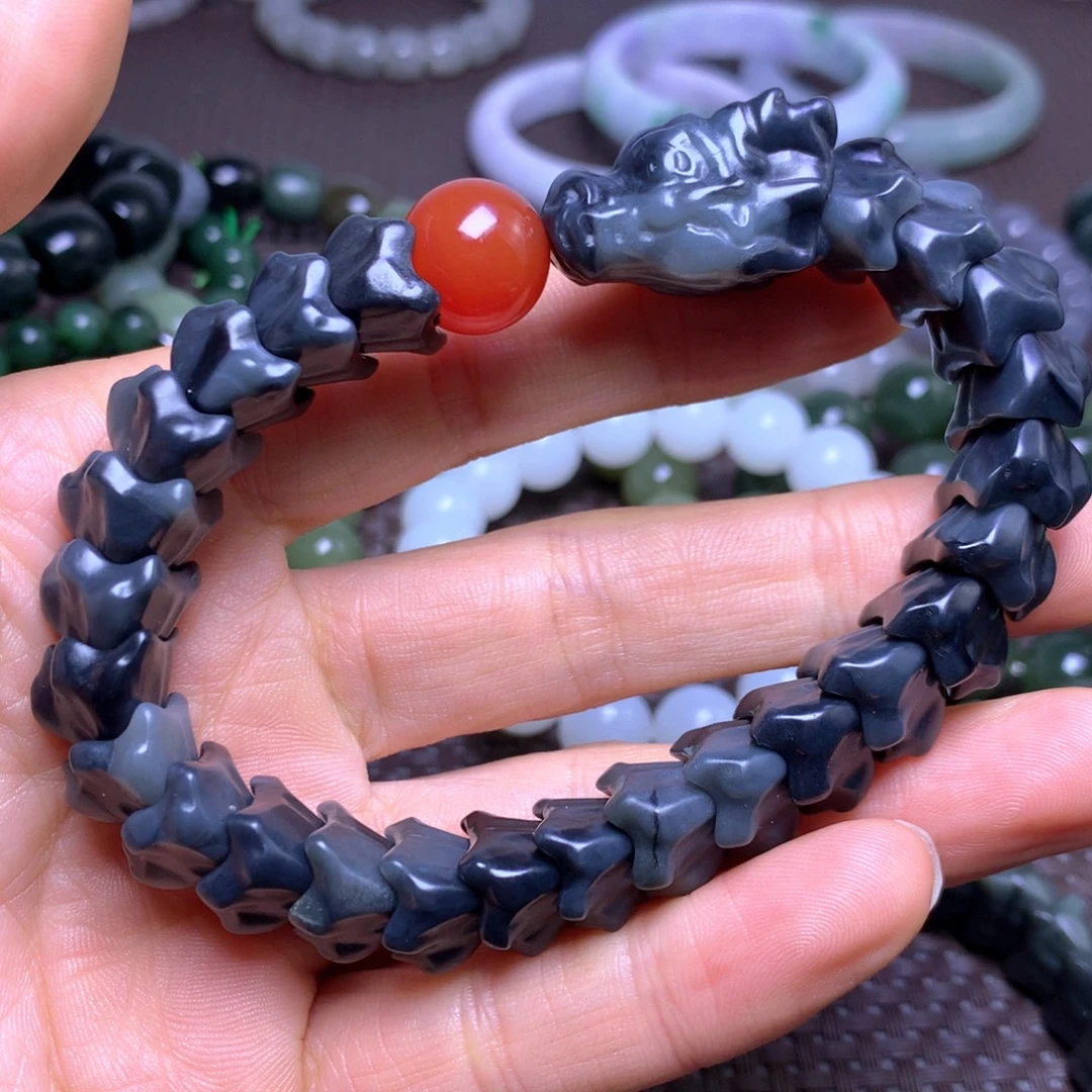 和田玉未镶嵌手串