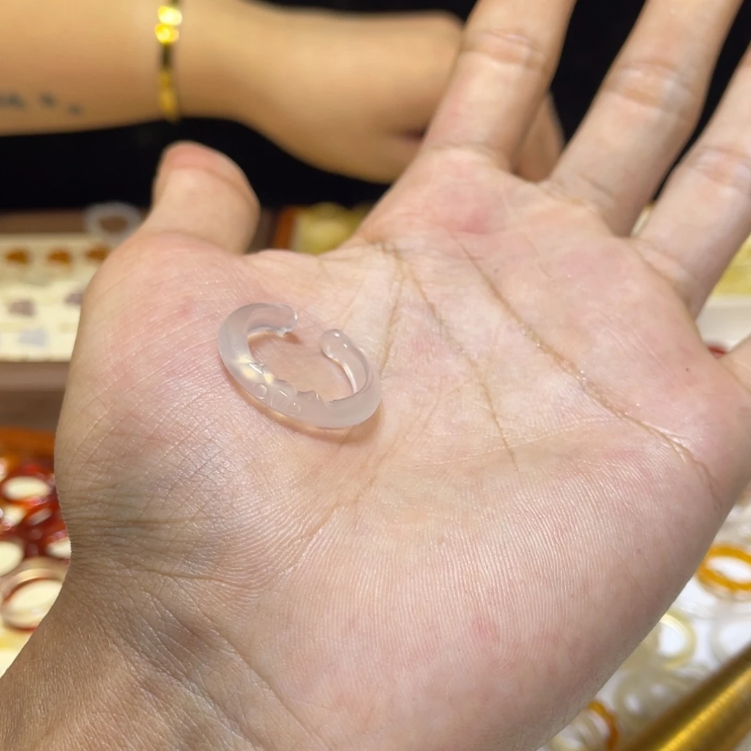 玛瑙/玉髓未镶嵌戒指100号港17