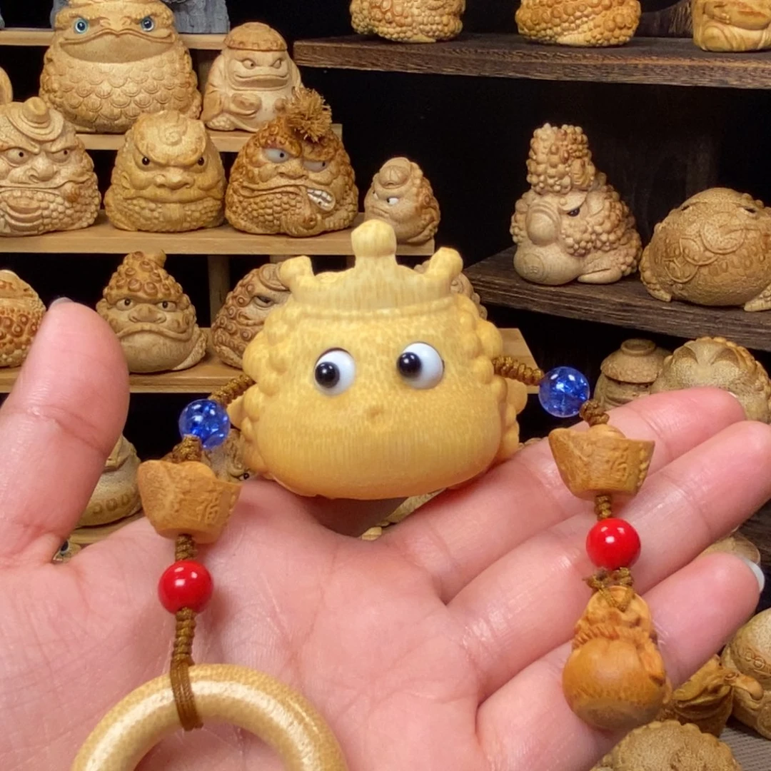 香榧木实心竹作品欣赏
