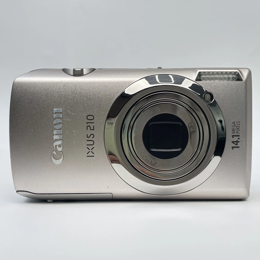 95新 Canon/佳能 ixus210银色1410万像素5倍变焦复古ccd数码相机