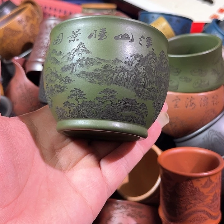 茶杯紫砂全手工紫砂主人杯