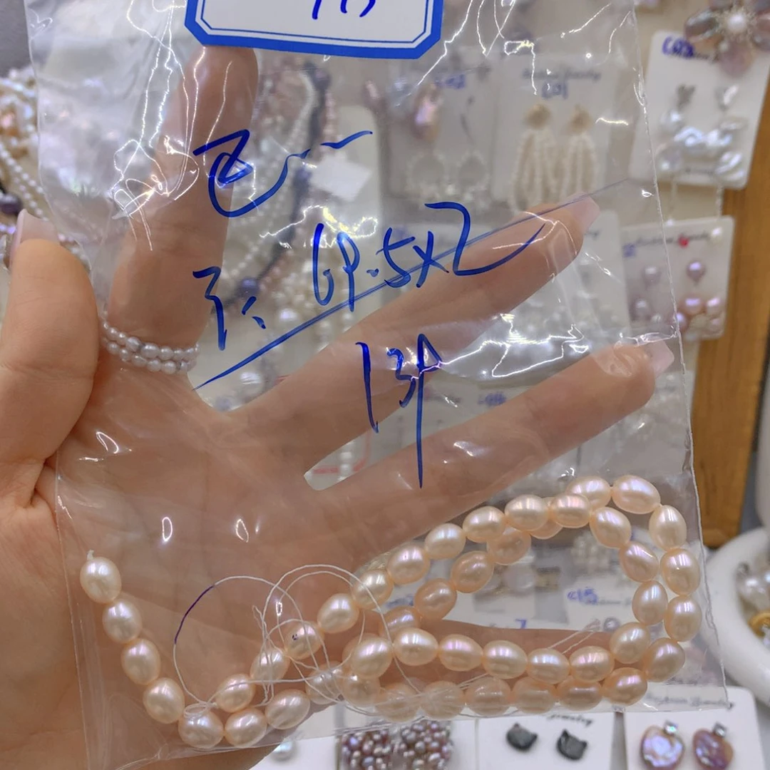 淡水珍珠耳饰银S925镶嵌