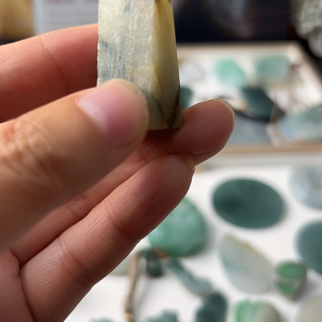 翡翠银S925镶嵌胸饰