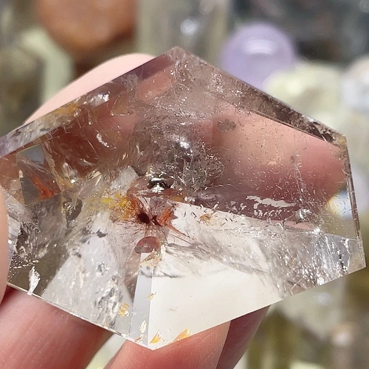 银S925镶嵌大型摆件（非配饰）水晶22巴西茶