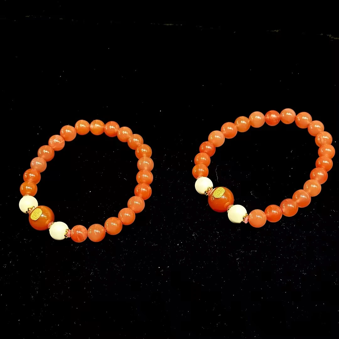 【GXS】南红玛瑙DIY手串-约7mm（多样性发其一）