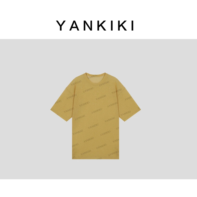小鸡黄冰丝短袖  YANKIKI 2025夏季款NEW