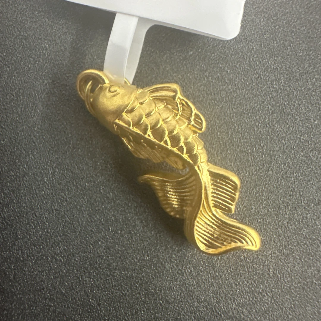 【夏夏专享】足金999 鱼 ZP 0.5 攒金有道