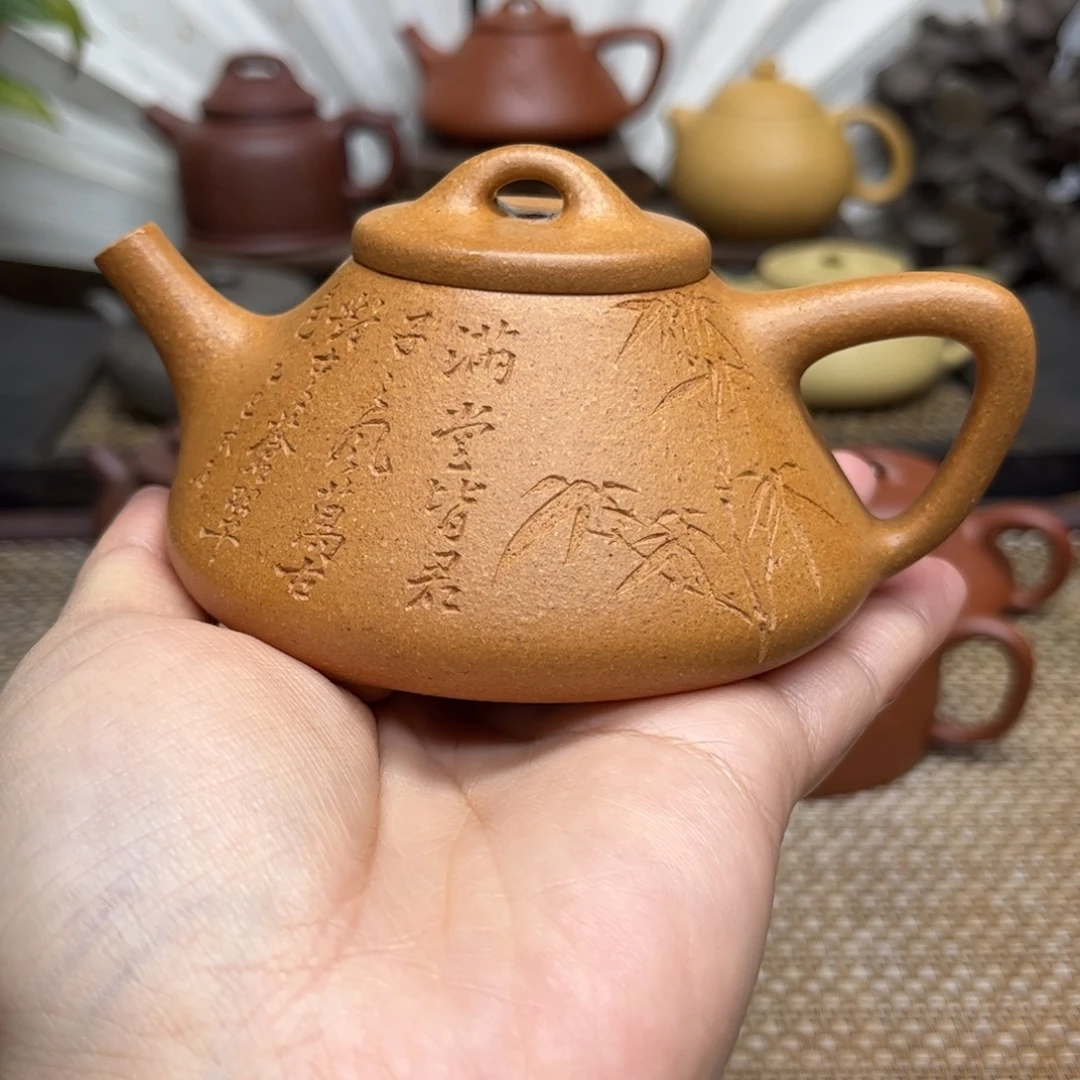 8***8茶壶紫砂微瑕全手200毫升老宕口