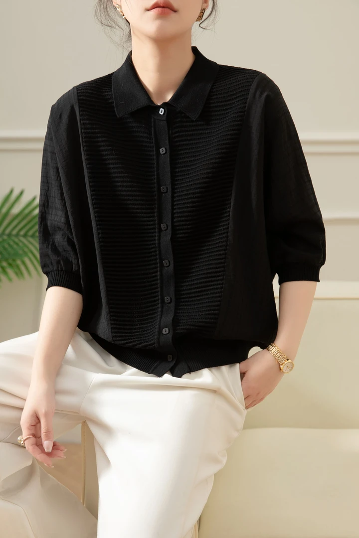 0521-15   女款休闲气质针织衫  XJ  3572