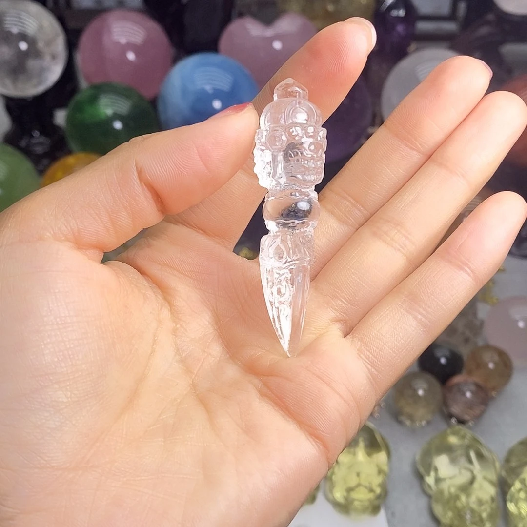 水晶摆件未镶嵌吊坠