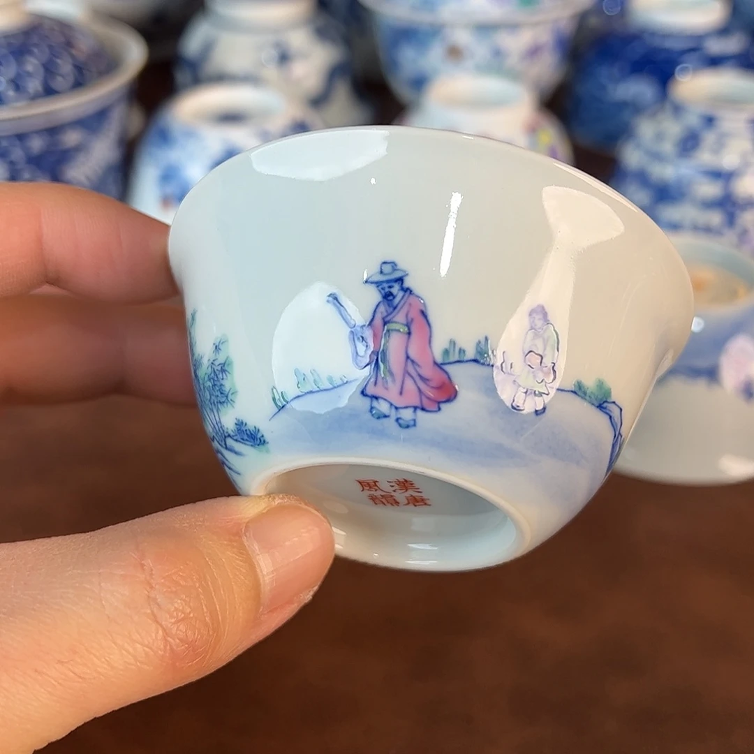杯景德镇全手工手绘陶瓷