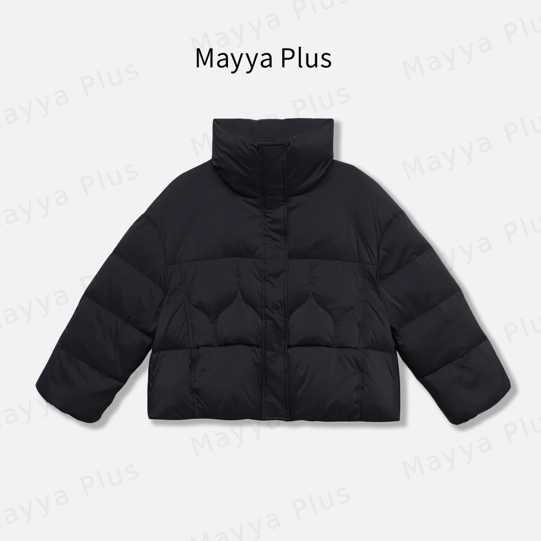 【柏林严冬】Mayya Plus麦芽定制气质毛茸茸保暖羽绒服外套32547311