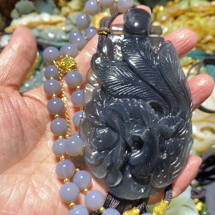 岫玉岫玉吊坠未镶嵌