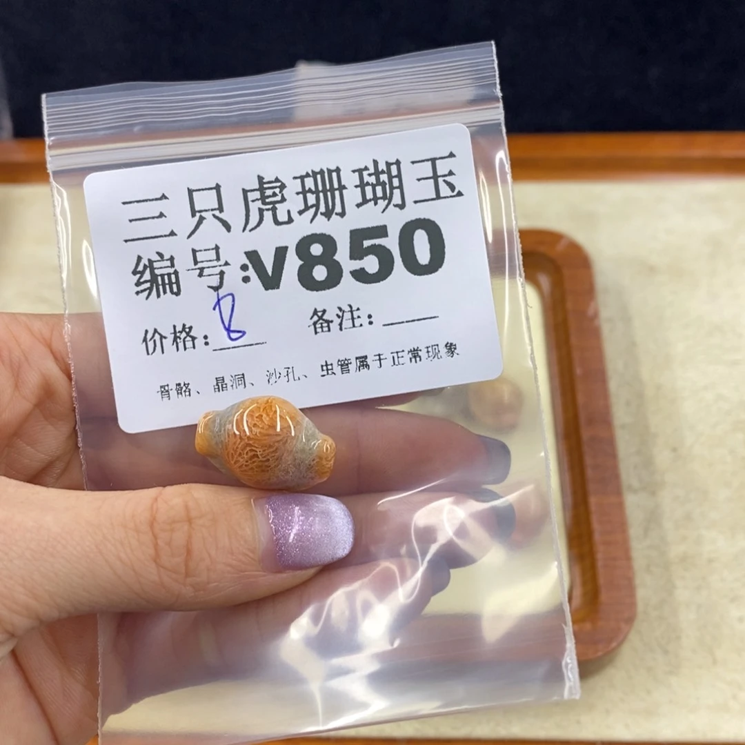 硅化珊瑚（珊瑚玉）未镶嵌1 丹****7