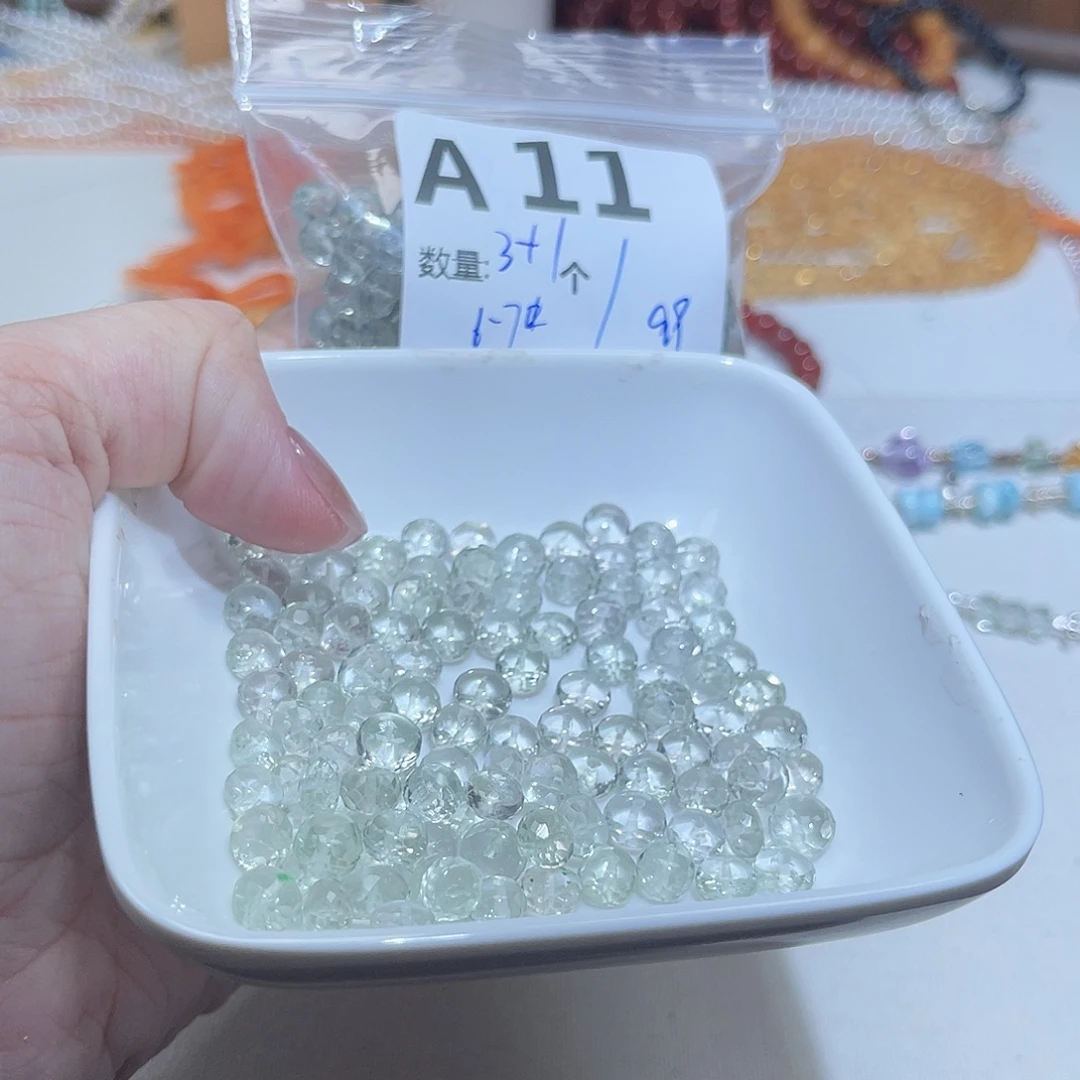珠宝半成品水晶未镶嵌A11。