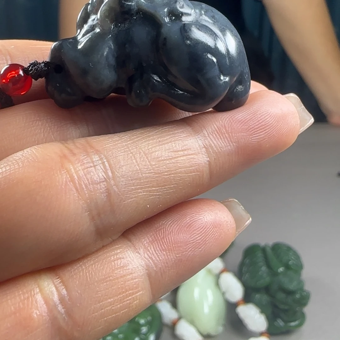 和田玉未镶嵌吊坠(不含链)