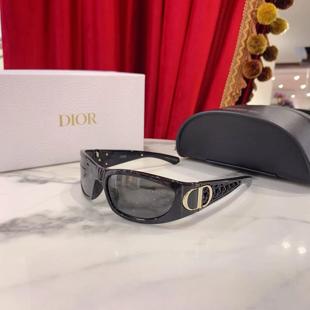 95新 DIOR/迪奥 GGS迪奥黑金边框太阳发箍墨镜/80160118