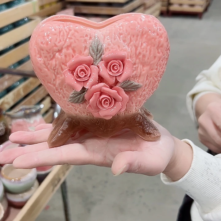 有孔.凑满10元发货多肉陶瓷花盆！