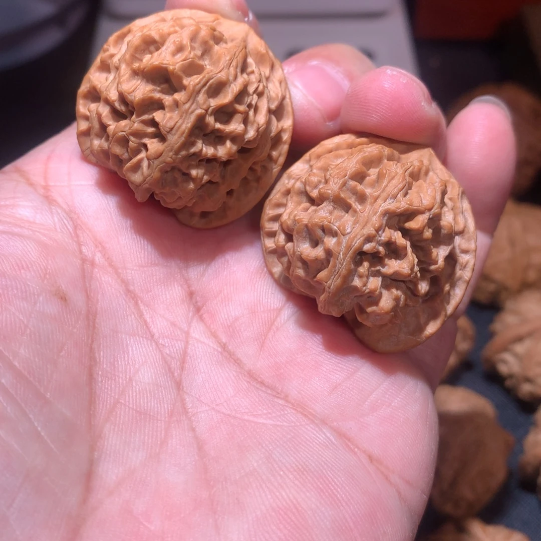 文玩核桃把件35小苹果