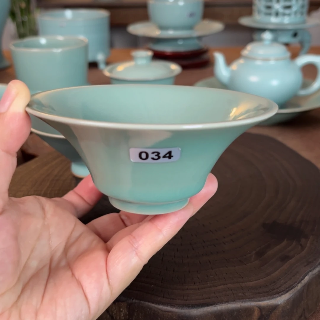 微瑕034原矿汝官窑作品