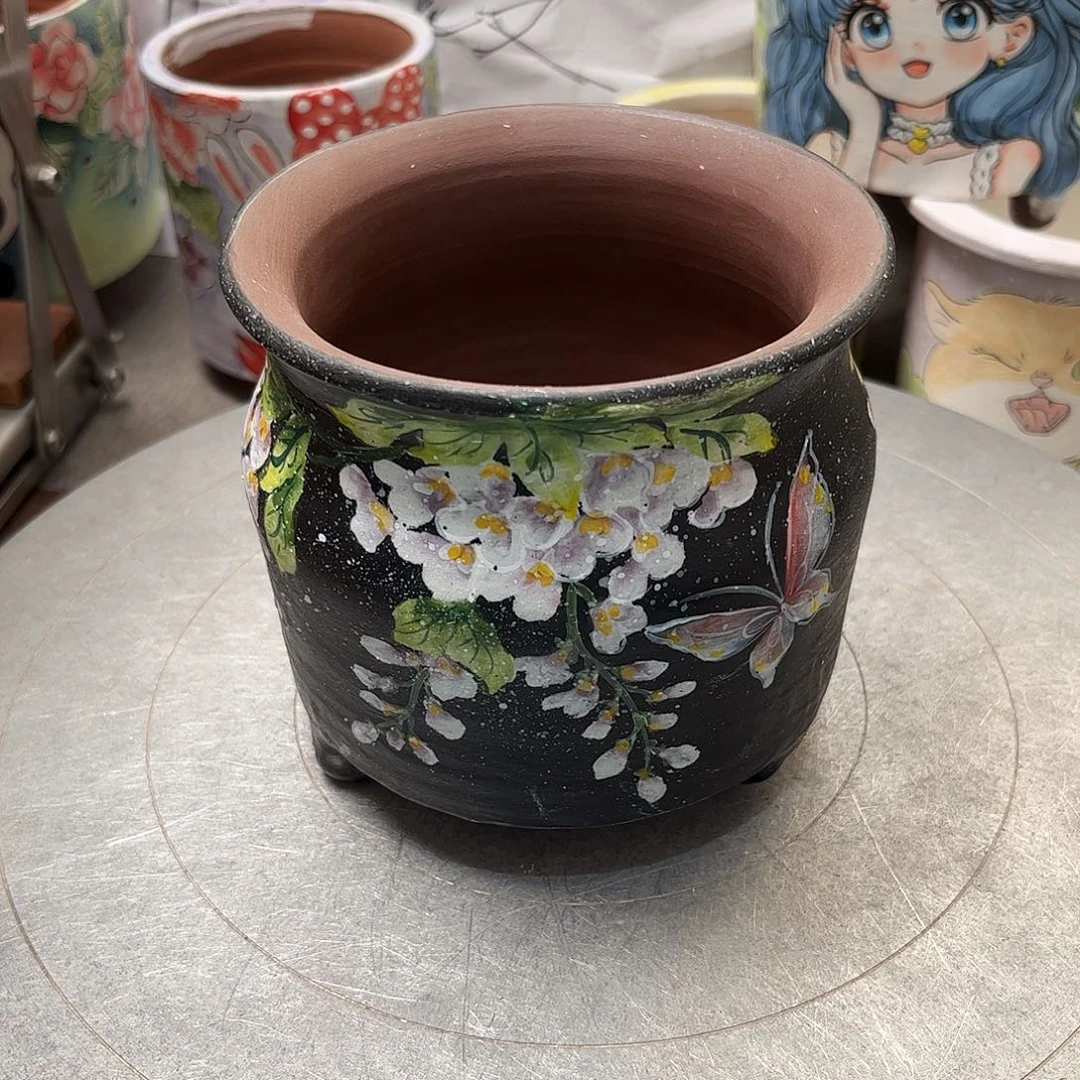 花盆紫砂花卉福利