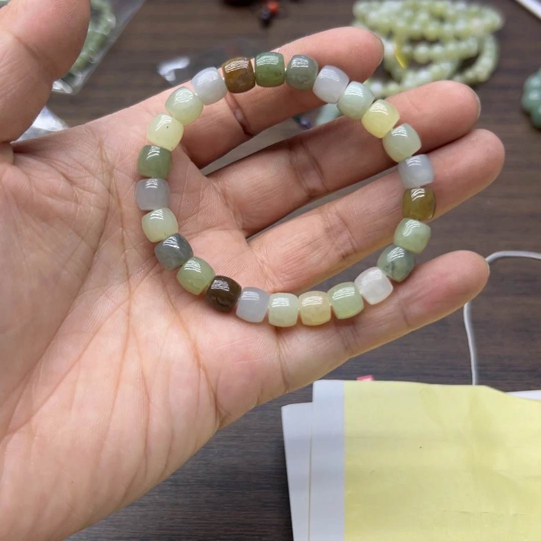 和田玉未镶嵌手链46