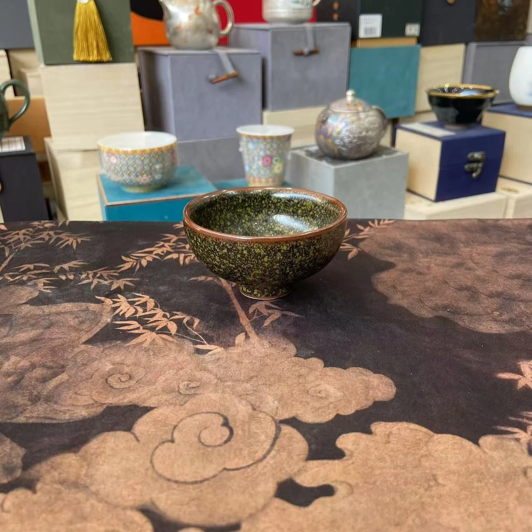 谦杯  茶末釉杯子F5025