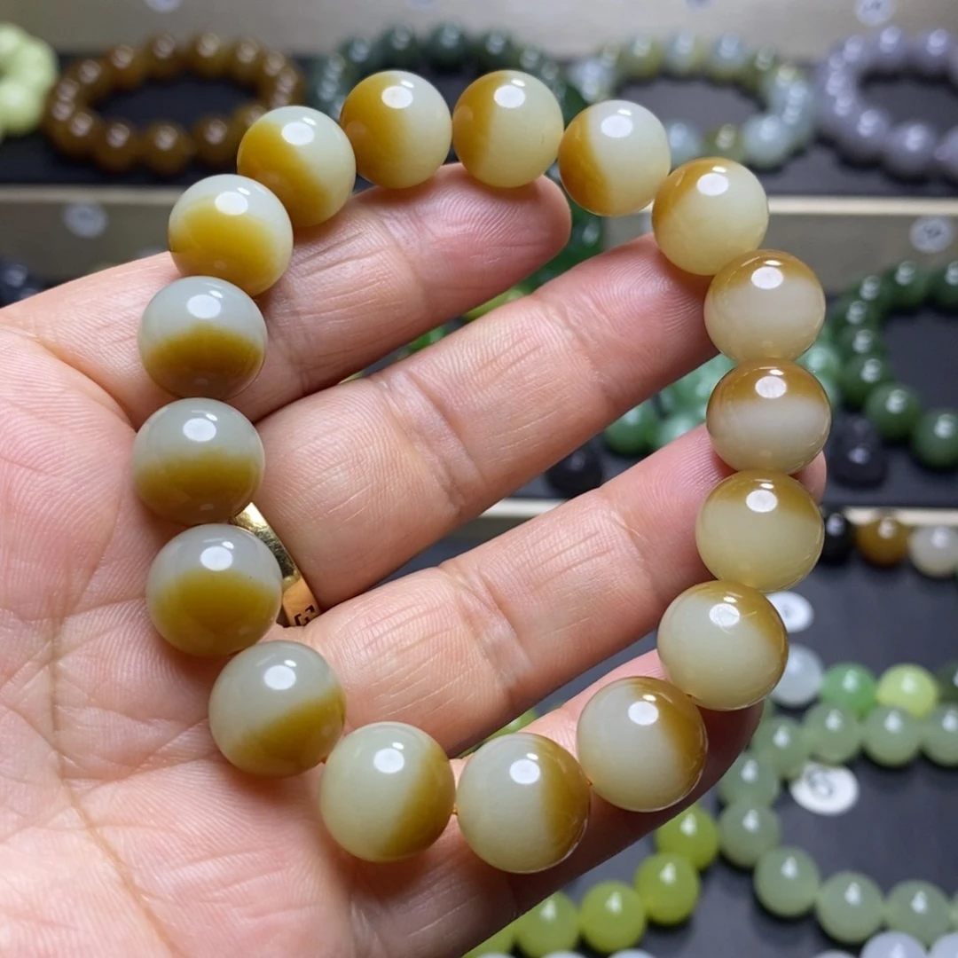 和田玉手串未镶嵌