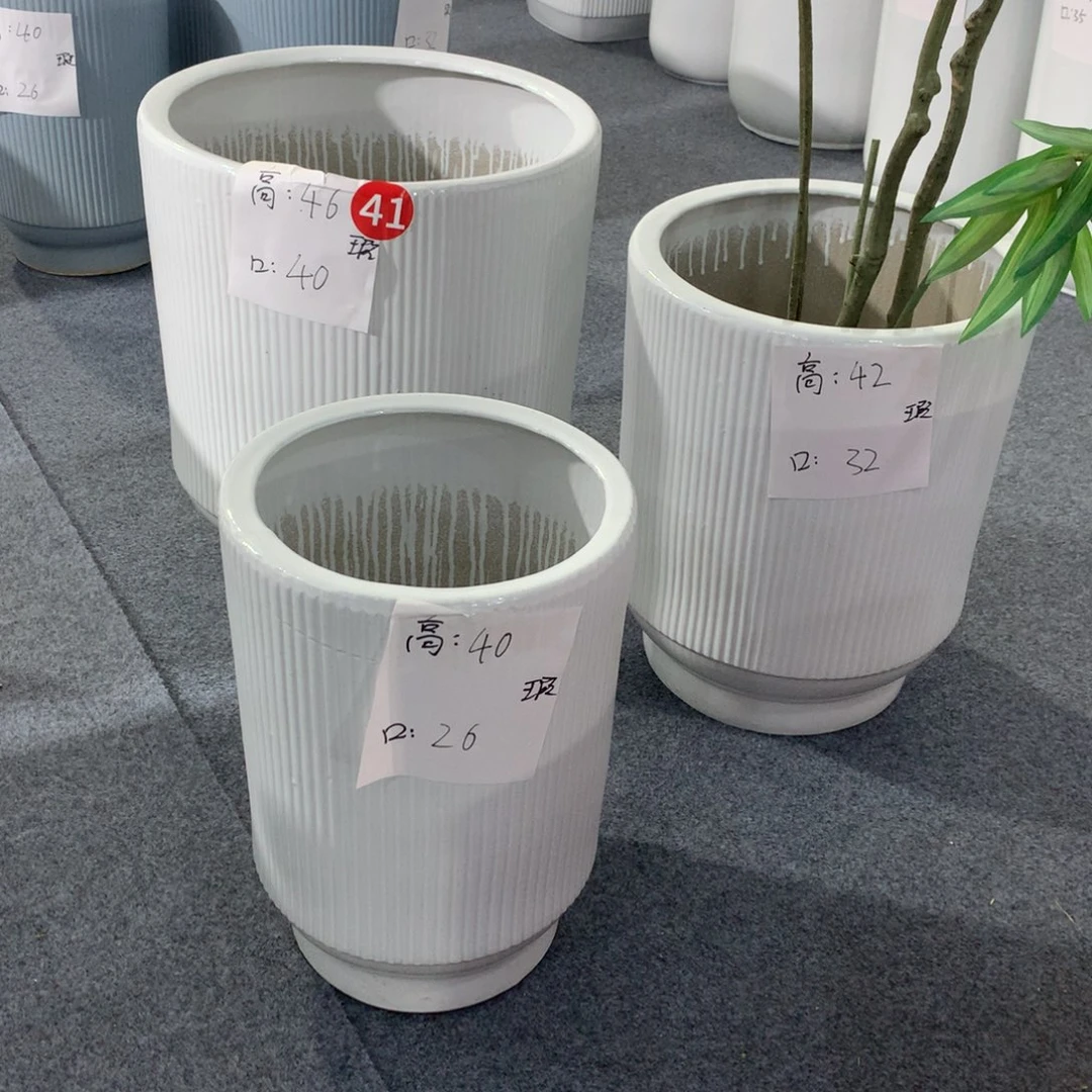 高温陶瓷花盆微瑕