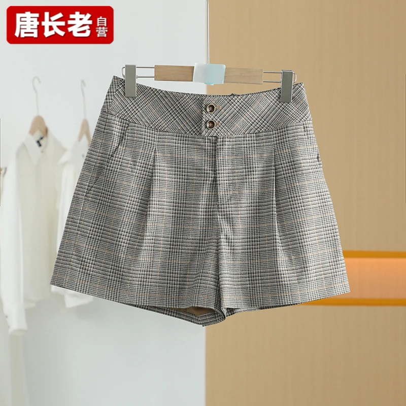 【唐长老自营】货号4909女装春秋新款简约百搭短裤M