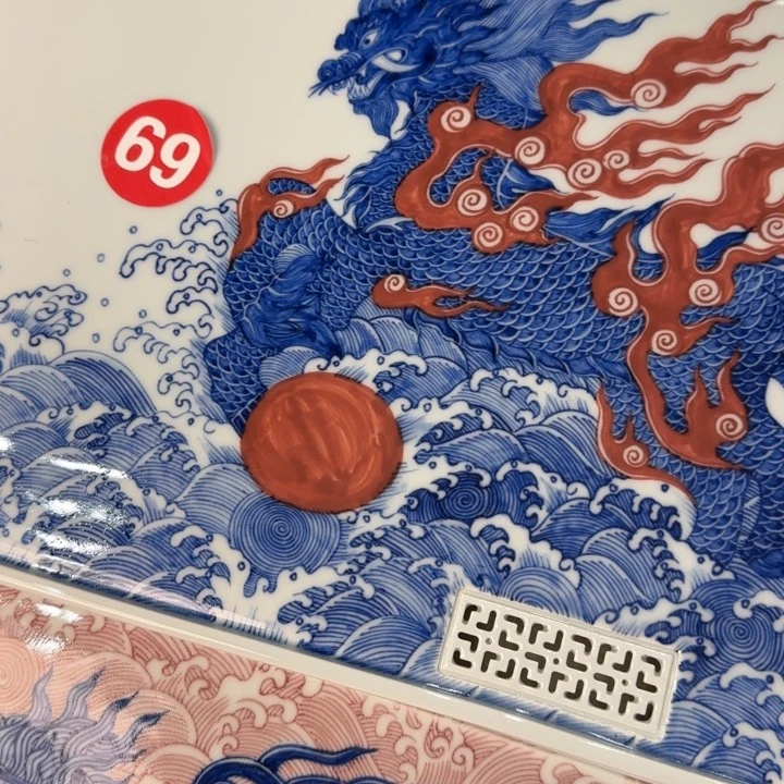 【闪购商品】哎**鸭景德镇手工手绘陶瓷