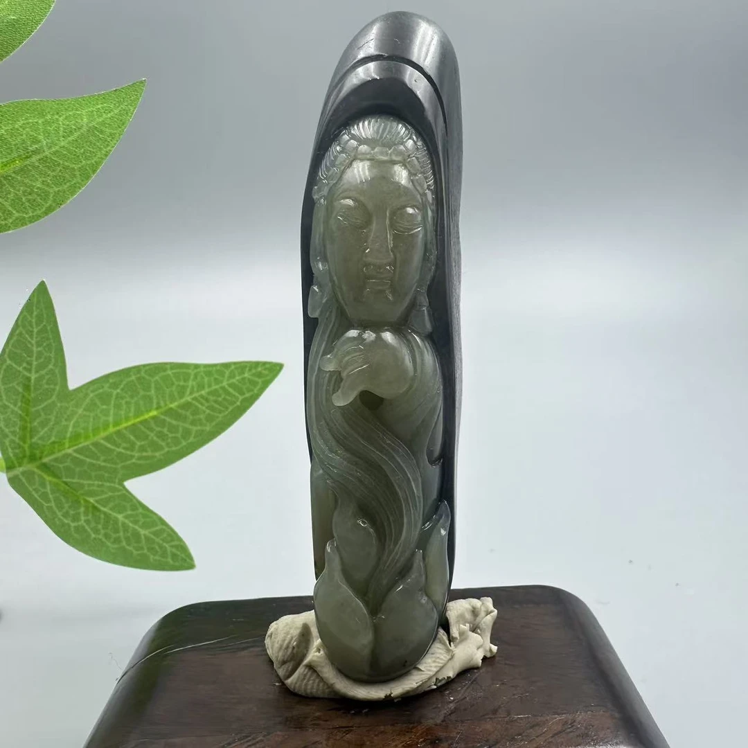 A1014 和田玉手把件 HL63110967