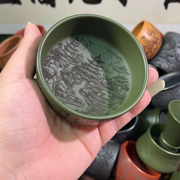 茶杯紫砂全手工紫砂主人杯