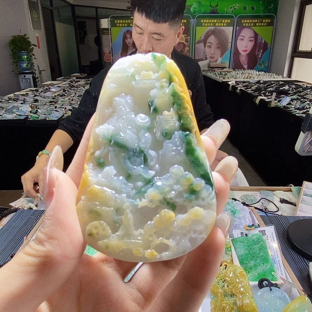 颈饰未镶嵌翡翠翡翠