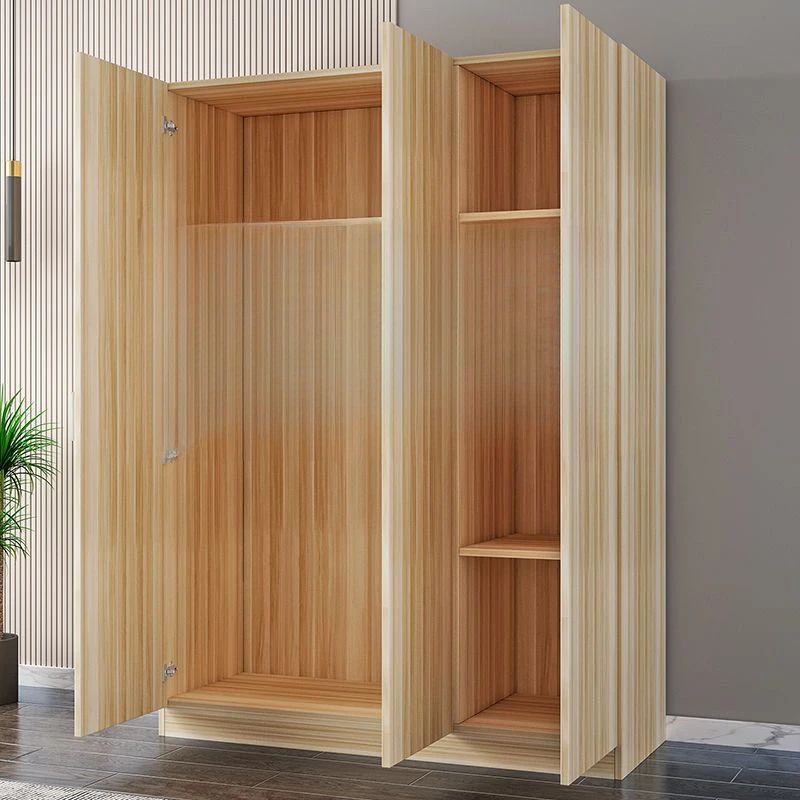 新疆包邮简易衣柜家用卧室经济型出租房用实木板式现代简约小户型