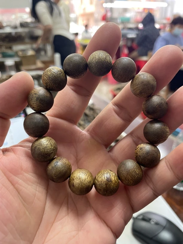 海南奇楠沉香手串1.4单圈025017