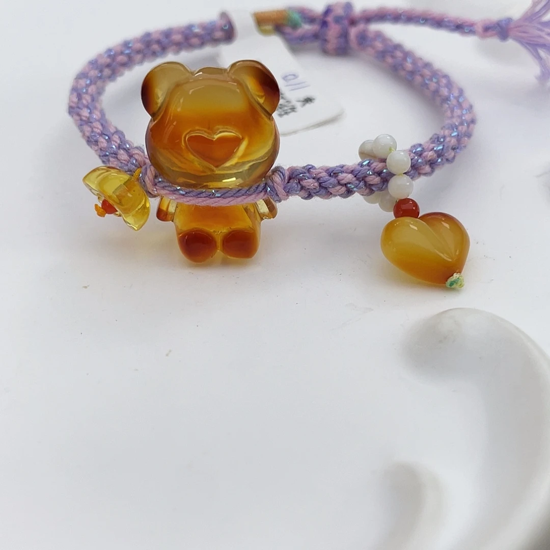 琥珀未镶嵌吊坠(赠链)