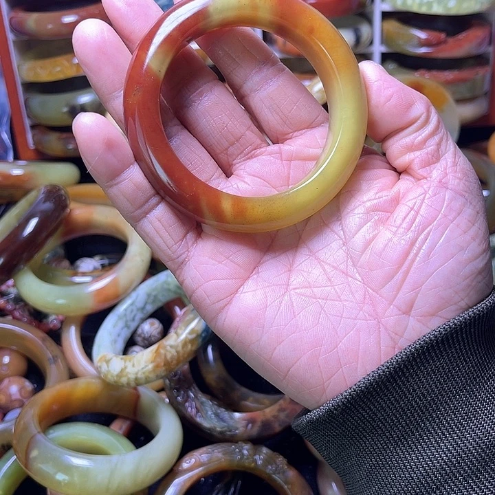 蛇纹石玉合金手镯