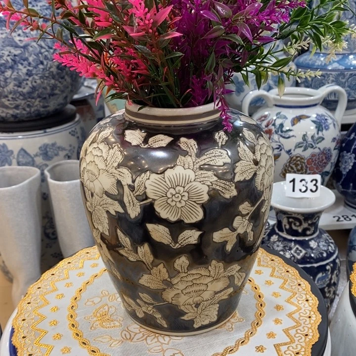 【闪购商品】摆件手绘花瓶装饰摆件。。。