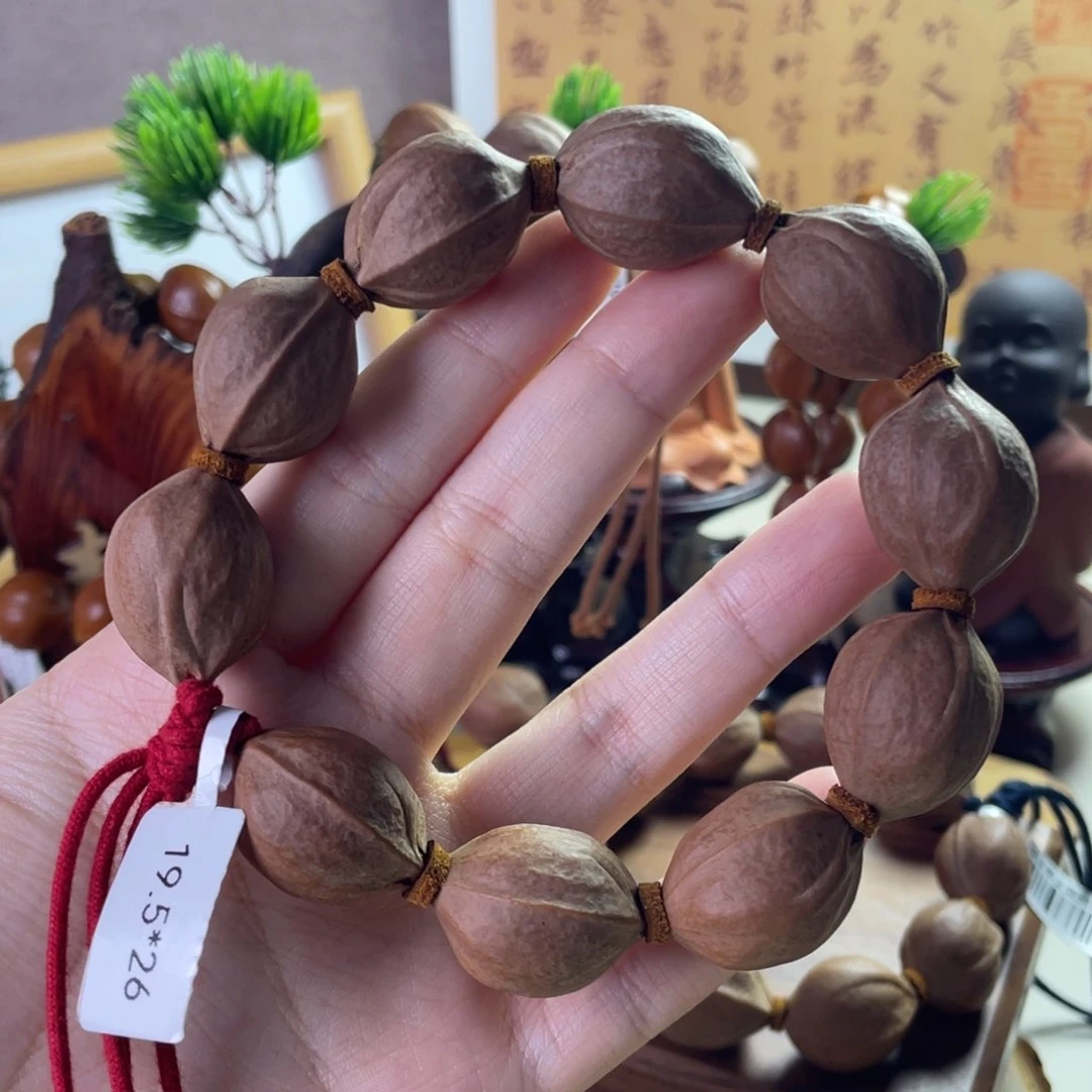 祝***福橄榄核手串/手链19.526梅林铁核